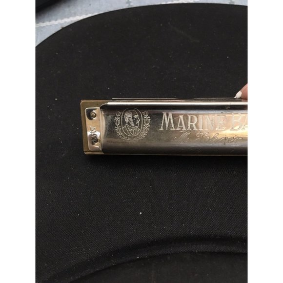 Vintage Hohner Marine Band Harmonica Model 1896 Key of C Musical Instrument - Picture 2 of 6